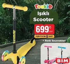 ROOKİE IŞIKLI SCOOTER fiyat ve kampanya bilgisi